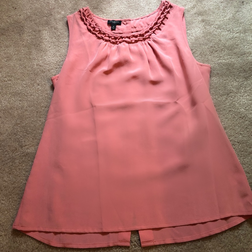 Talbots silk shell 6P